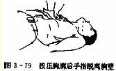 胸外心脏按压术：按压胸廓后手指脱离胸壁