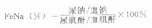 肾小球滤过率与血肌酐、尿素浓度的关系